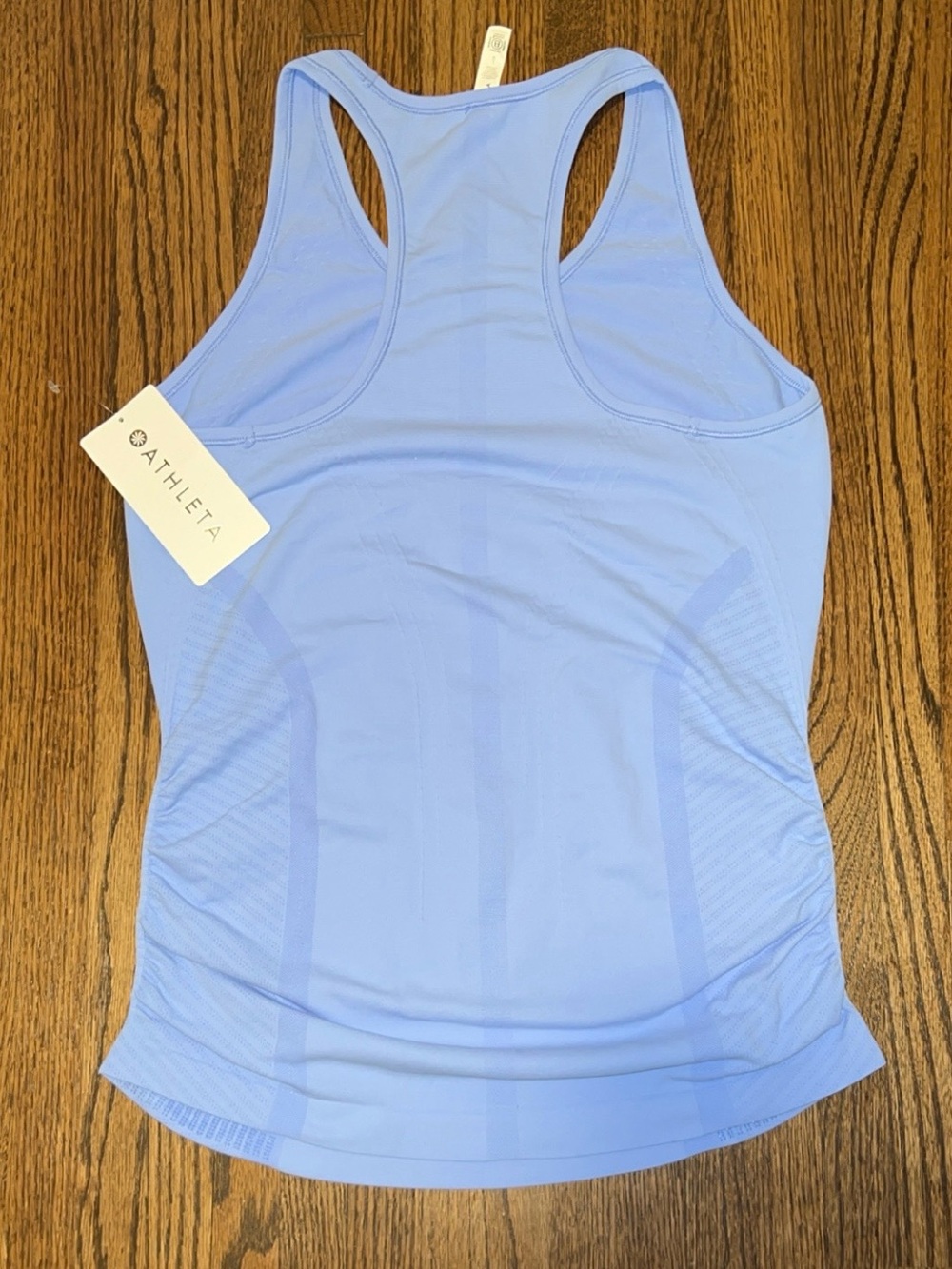 Athleta Speedlight Seamless Tank NWT Periwinkle Blue Size Large Athletic Top - Picture 5 of 5